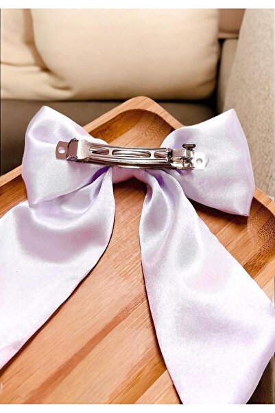 SeaBubbles Satin Bow School Clip Standard White