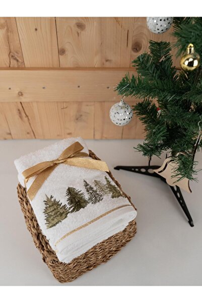 Baveno Бавовняний 2-комплект 45x70 см Преміум вишитий дизайн рушник і рушник набір