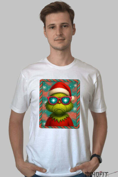 GILDAN Tricou De Craciun Grinch Cu Ochelari Star Barbat