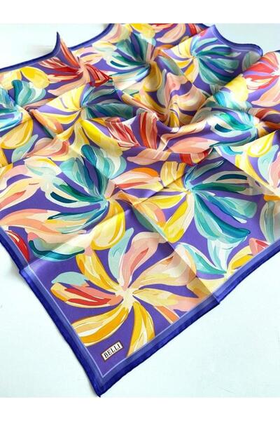 Belli Eșarfă de mătase Tivil 4107-36 Mov model mixt