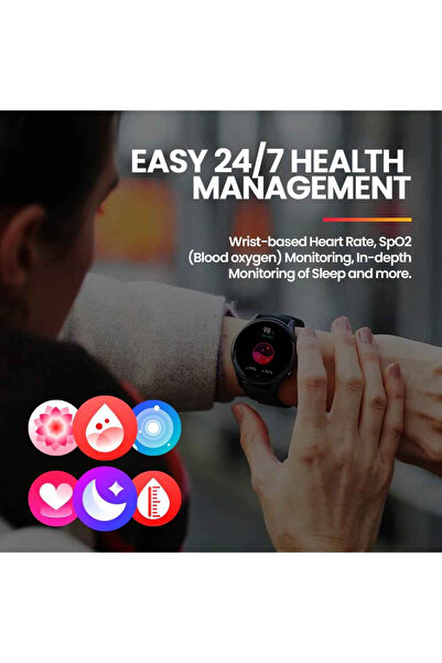 Zeblaze Btalk 3 Plus Smartwatch 1.39" HD Display, Bluetooth Calls, HR, SpO₂, 14 Days Battery Life