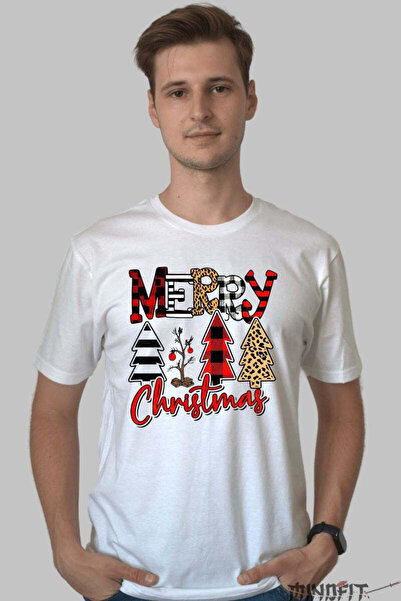 GILDAN Tricou De Craciun Merry Christmas Cu Braduti Festivi 2 Barbat