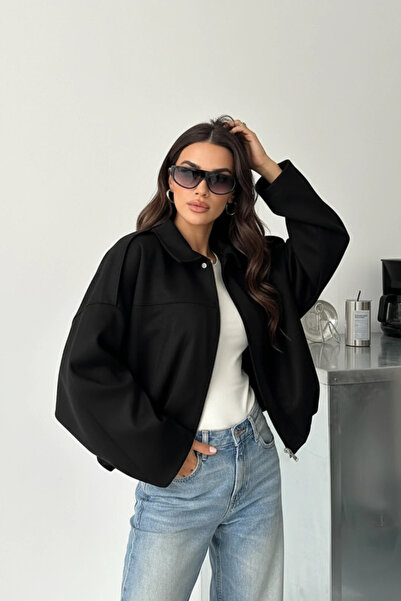 cemo Basic Crop Shirt Jacket (Shacket) Camel Basic, Crop, Shirt