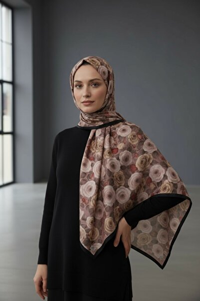 Onur الوشاح - منتجات رائجة للموسم الجديد، نمط الورد، قماش ناعم، مريح في الاست...