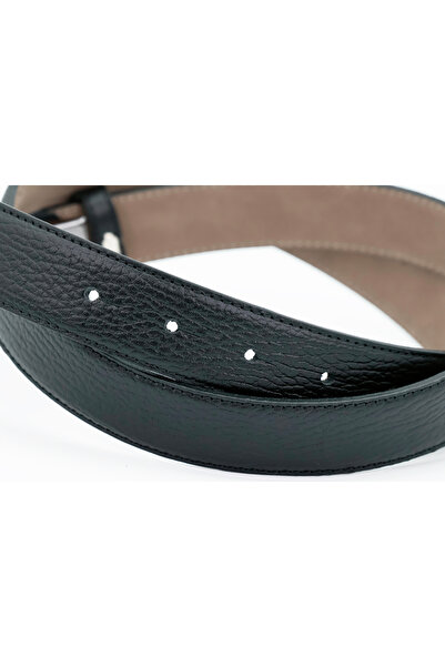 Tuna Genuine Leather 2.7 cm Classic Men's Belt - Kmr5000