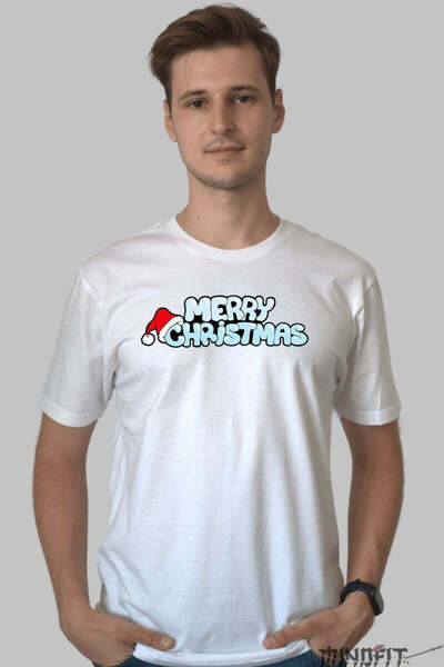 GILDAN Tricou De Craciun Merry Christmas Cu Fes Barbat