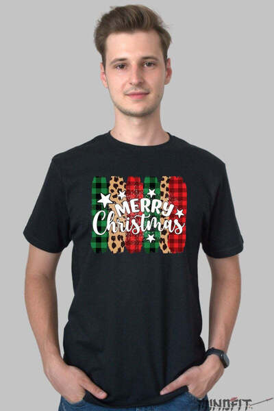 GILDAN Tricou De Craciun Merry Christmas In Stil Festiv Barbat
