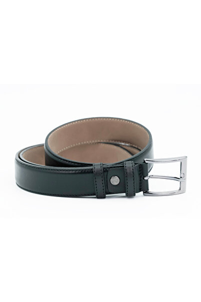 Tuna Genuine Leather 2.7 cm Classic Men's Belt - Kmr5000