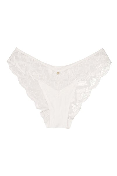 ESOTIQ Women's Elegant Briefs Panties Geometric Lace Details Feminine Comfortable | Intro