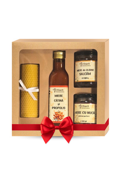 Dapis Transilvania Pachet cadou cu miere AROME