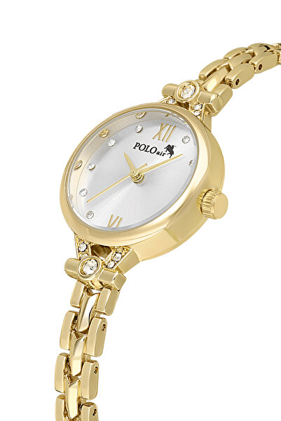Polo Air ساعة يد نسائية أنيقة باللون الذهبي PL-1557B1x