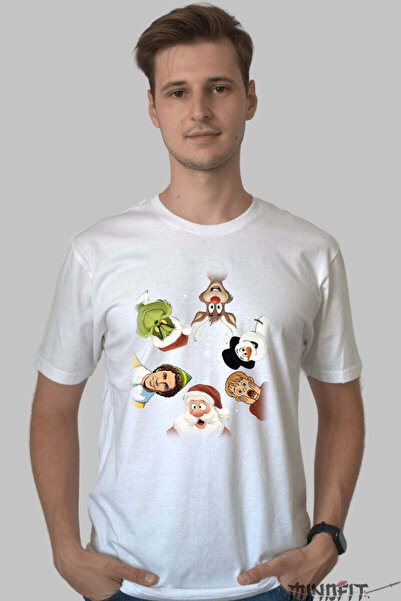 GILDAN Tricou De Craciun Personaje Iconice Surprinse Barbat