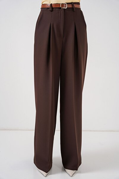 Hiccup Bdart High Waist Pleated Palazzo Pants