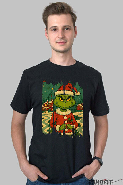GILDAN Tricou De Craciun Grinch In Satul Magic Barbat