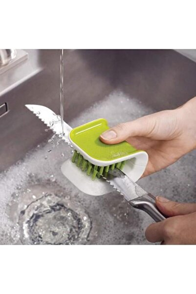 Joseph Joseph Bladebrush Blade Cleaning Brush - Green