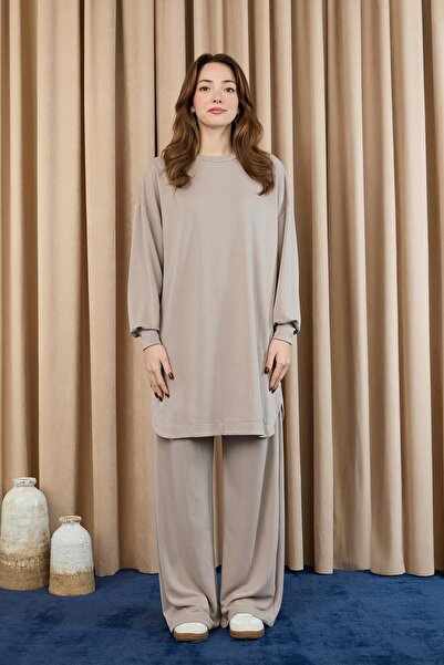 Puane Women's Oversized Basic Two-Piece Set -14405Tks