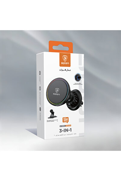 Generic 3-in-1 Wireless Car Phone Holder with Freon Cooler