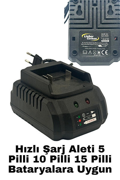 Lieber German Ve Diğer Tüm Marka Modellere uyumlu Standtlı Hızlı Şarj Cihazı