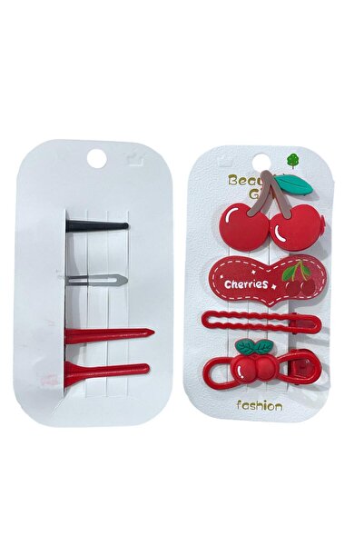 GÜZELYÜZ AVM 4 Adet Yan Toka Set Kiraz Model