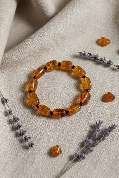 Dünya Doğal Taş Certified Amber Bracelet