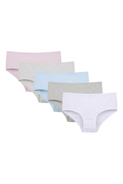 Donella Pachet de 5 chiloți pentru femei de mărime mare 258103