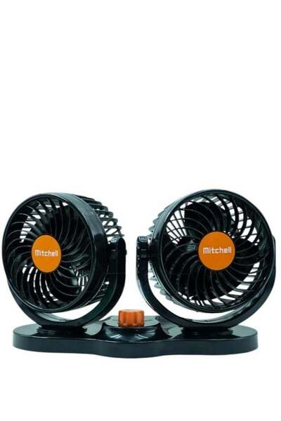 AGC 12V Dual Dashboard Car Fan - 360° Rotating, KAY 671 Q