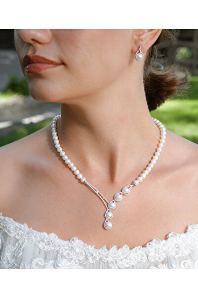 İLK İNCİ TAKI Gerçek Doğal İnci Set – ST069