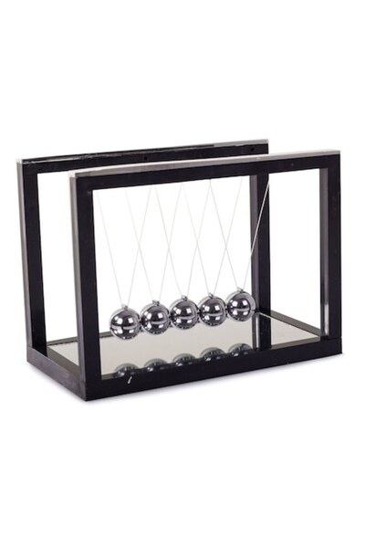 AB HOMES Newton Pendulum XXL (AB HOMES) with Mirror Base, 20 x 15 x 11 cm, Mo...