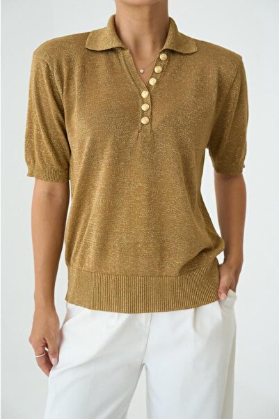 QUSTYLE Tk251111 Silvery Knitwear Sweater