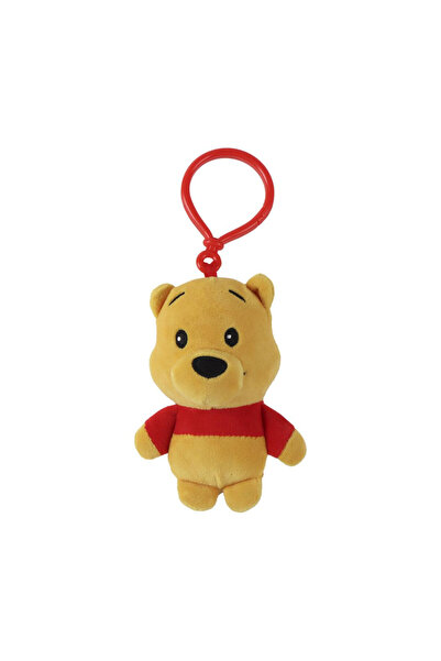 Winnie The Pooh Disney Winnie the Pooh Cute 3D Plush Figure with Hanger, Bag Decoration 13 cm
