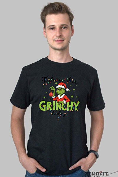 GILDAN Tricou De Craciun Feeling Grinchy Today Barbat