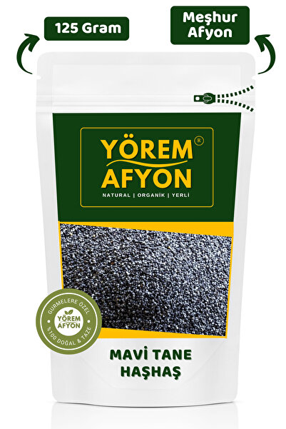 Gülçehre Afyon Yöresinde Geleneksel Hamur İşlerinin Sırrı Saf Tane Mavi Haşhaş {Papaver Somniferum} | 125Gr.