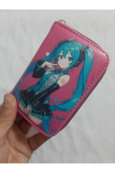 OWLBAG COMPANY Owl Bag Hatsune Miku Patterned Design Faux Leather Wallet