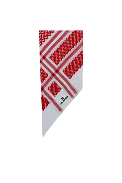 First Life شماغ GOLDEN FAIR الأحمر