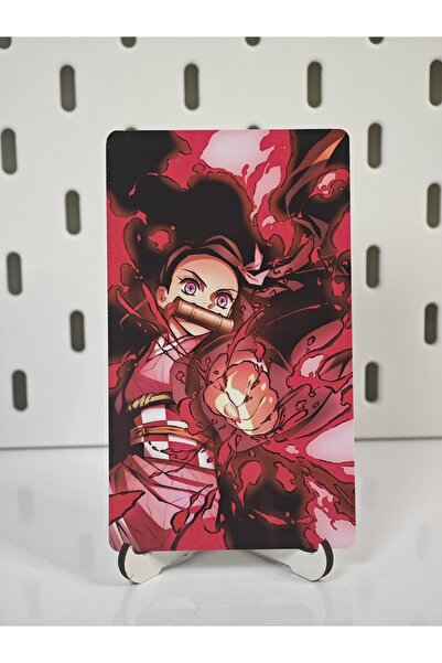 Yenaplanner بطاقة معدنية قابلة للجمع من سلسلة قاتل الشياطين نيزوكو