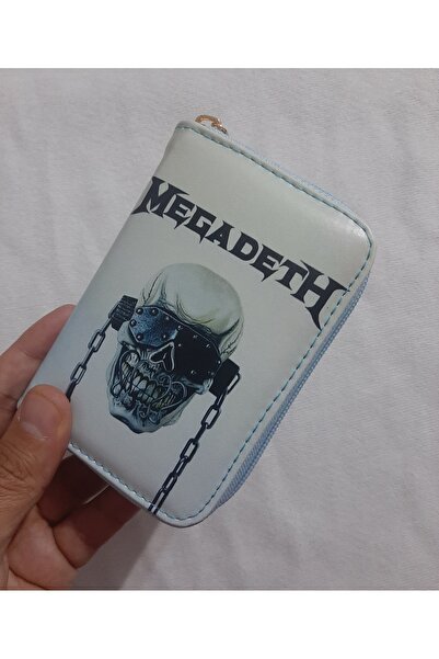 OWLBAG COMPANY Owl Bag Mega Deth Patterned Design Faux Leather Wallet