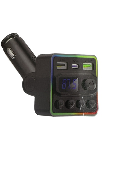 SERMER PAZARLAMA Allison ALS-A61 Bluetooth Araç FM Transmitter – Type-C & Çif...