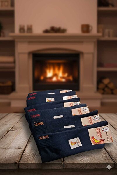 Miss Bella THERMAL PAMUK HAVLU ÇORAP; 36-40 NUMARA; ASORTİ 6'LI PAKET