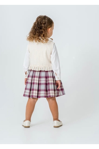 Alvadonna 3-Piece Girl's Skirt Suit