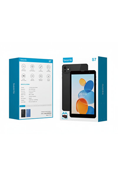 Bestrio S7 7-Inch 5G Android Tablet | Octa-Core | 8GB RAM + 256GB ROM | Dual Camera | 3500mAh