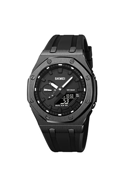 Skmei 2243 Black Men's Digital Watch – Multiple Functions, Sport Design, Stopwatch, Alarm