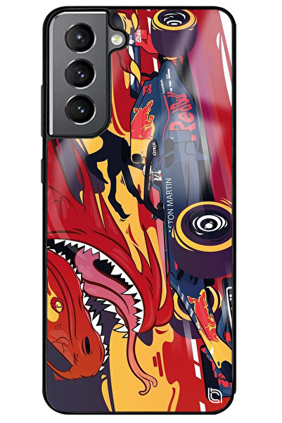 WANNA PROTECT Samsung S21 Fe Camera Protected Premium Formula 1 Pattern Gloss...
