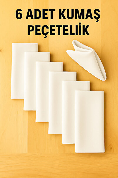 SADEN HOME 6 Pieces Organic Raw American Serving and Serving Napkin Tableware...