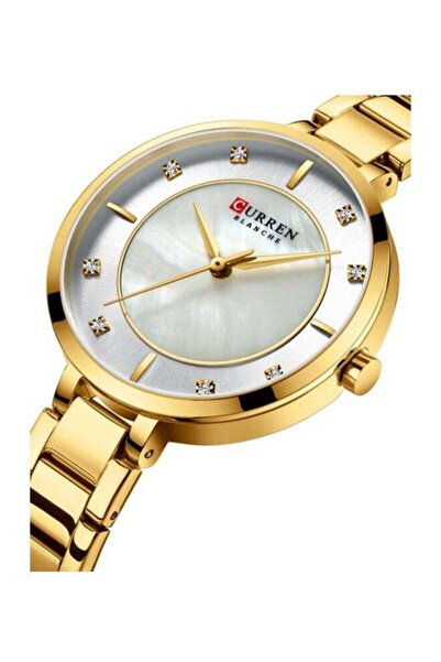 Curren Women's Water Resistant Analog Watch 9051 - 34 mm - Gold