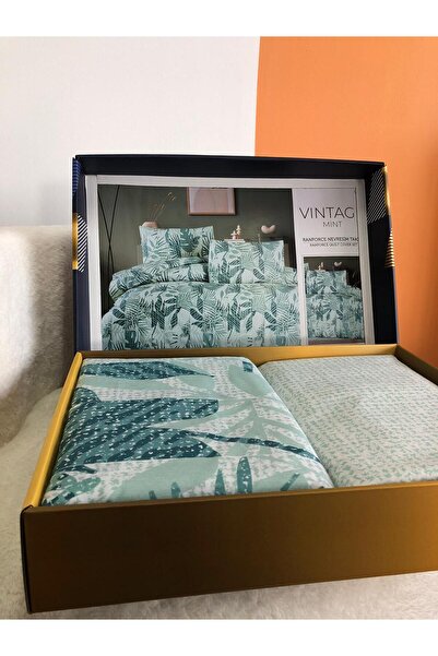 Bikaya Home New Box Double Duvet Cover Set |   Sheet Without Elastic Band |   Daily Use |   Dowry Chest |   Luxury Boxed