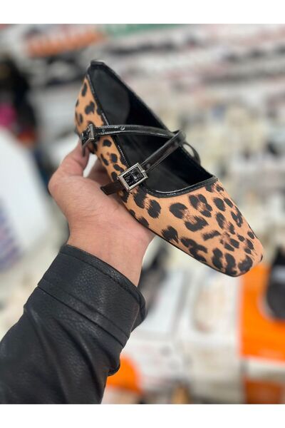 KILIÇ Leopard Print Ballerinas