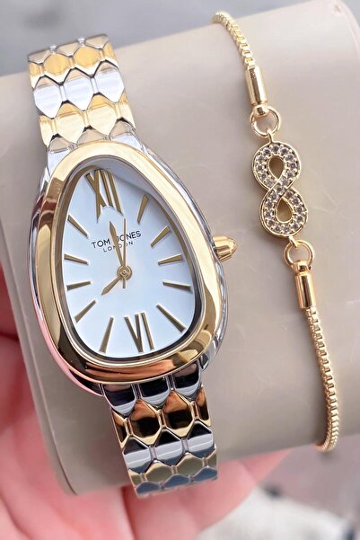 Tom Jones Kadın kol saati orjinal yeni 3atm su gecirmez çelik 2 yıl garantili...
