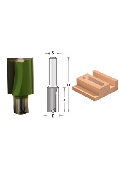 ELBE Freza cu coada, cilindrico frontala placata CMS 24x20x55 S=8X35