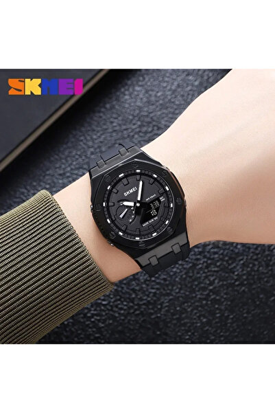 Skmei 2243 Black Men's Digital Watch – Multiple Functions, Sport Design, Stopwatch, Alarm