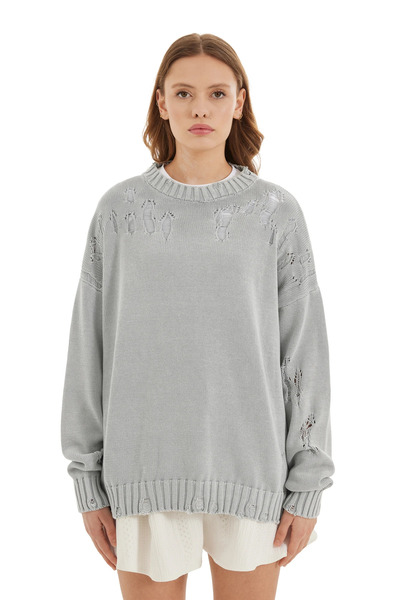 MORREZ Gri Eskitme Kazak